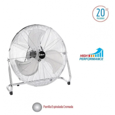 Ventiladortubo recl. 20 " parr. Cromada asp met. VTFM20 Liliana