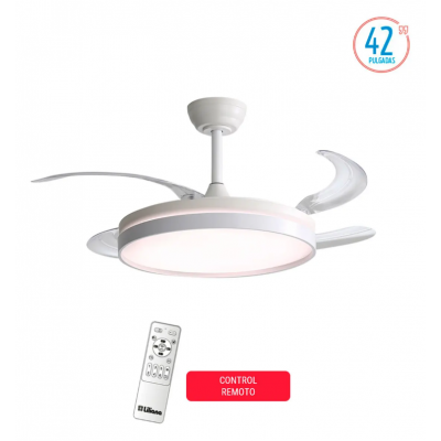 Ventilador de techo 110w silver retr. Dig. VTHB603R Liliana