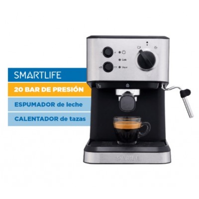 Cafetera expresso c/espumador 20 bares Smartlife