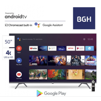 SMART TV 50" ANDROID UHD 4K...