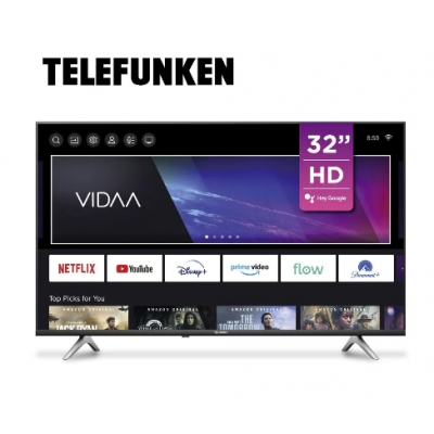 SMART TV 32" HD  TK3223K5 TELEFUNKEN 20 % OFF TARJETA ULTRA 3 CUOTAS SIN INTERES