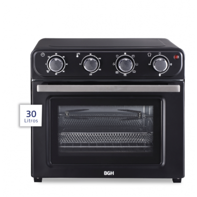 Horno eléctrico Airfryer negro BGH