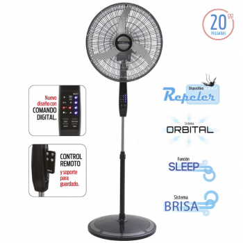 Ventilador de pie 20"...