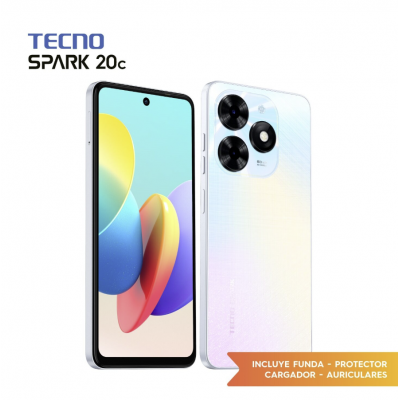 Móvil Spark 20C Mystery White 256+4GB Tecno