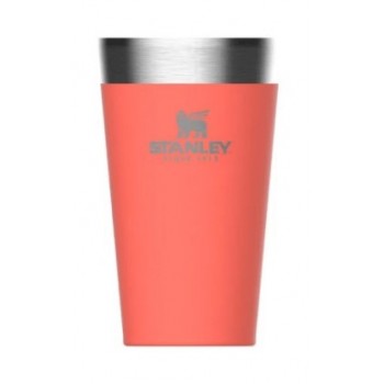 Vaso pinta 473ml coral Stanley