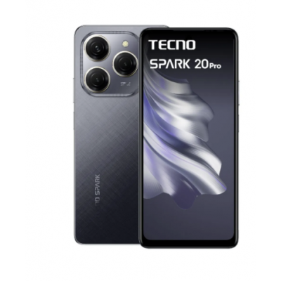 Móvil Spark 20 pro kj6 Moonlit Black 256+8GB Tecno