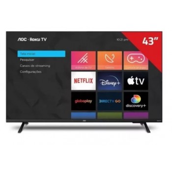 Smart TV LED FHD 43" Roku AOC