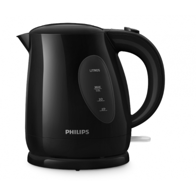 Pava eléctrica 1L negra Philips