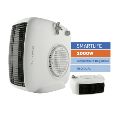 Caloventor 2.000w blanco 2 posic Smarlife