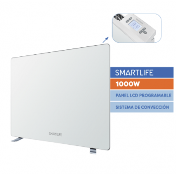 Convector vidrio blanco...