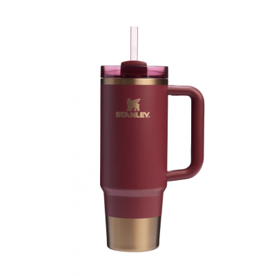 Vaso Quencher 2.0 887 ml bordó dorado Stanley