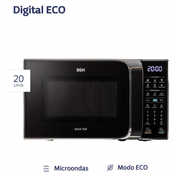 Microondas  20L negro  BGH