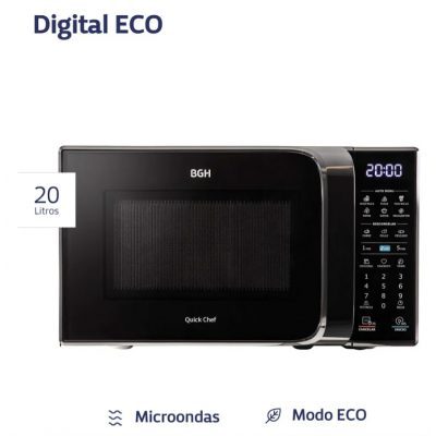 Microondas  20L negro  BGH
