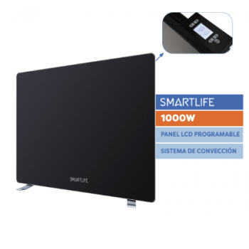 Convector vidrio negro...