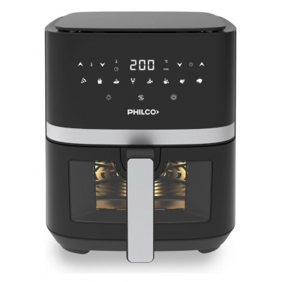 Freidora de aire digial negra 5l Philco
