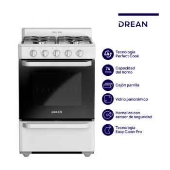 Cocina 56 cm a gas blanca...
