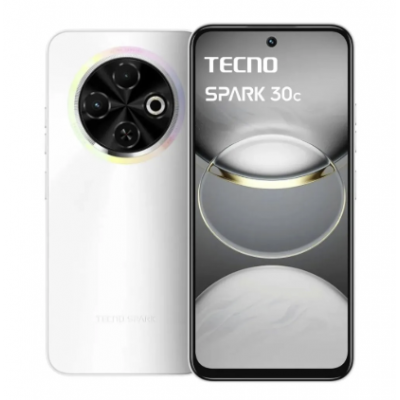 Móvil Spark 30c KL5 128+4G Orbit White Tecno