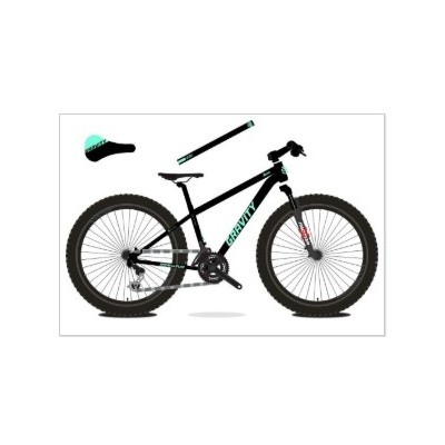 Bicicleta Benz 29 negro y verde Gravity