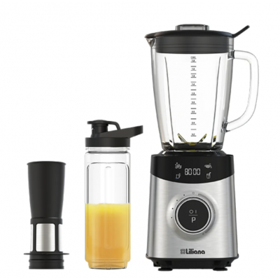 Licuadora digital 1800w Inox Liliana