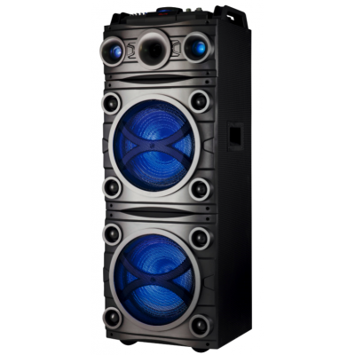 Parlante negro 27.000w c/palillos bateria Eversound