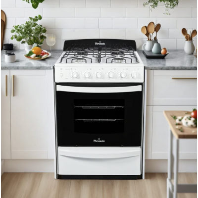 Cocina blanca enc. una sola mano Florencia