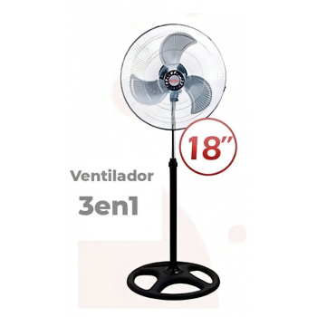 Ventilador de pie 18" 3 en...