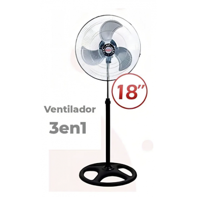Ventilador de pie 18" 3 en 1 Eiffel