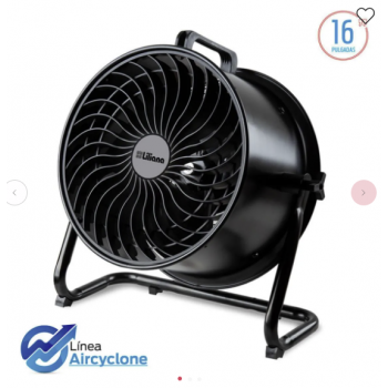 Turbo ventilador negro 16"...
