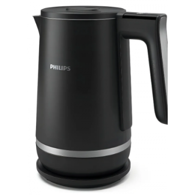 Pava electrica  negra mate 1.7l Philips