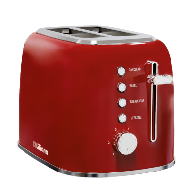 Tostadora roja Liliana