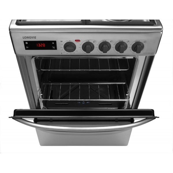 COCINA LONGVIE MULTIGAS EURODESIGN 60CM INOX 20% OFF TARJETA ULTRA 18  CUOTAS SIN INTERES