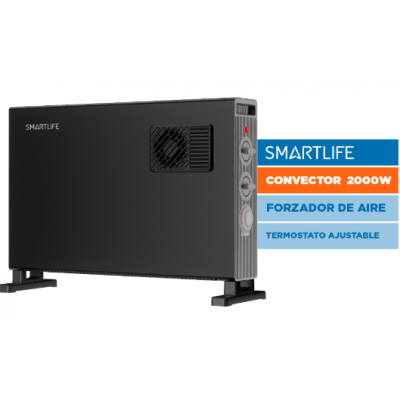 Convector 2.000w timer y forzador CO2000 Smartlife